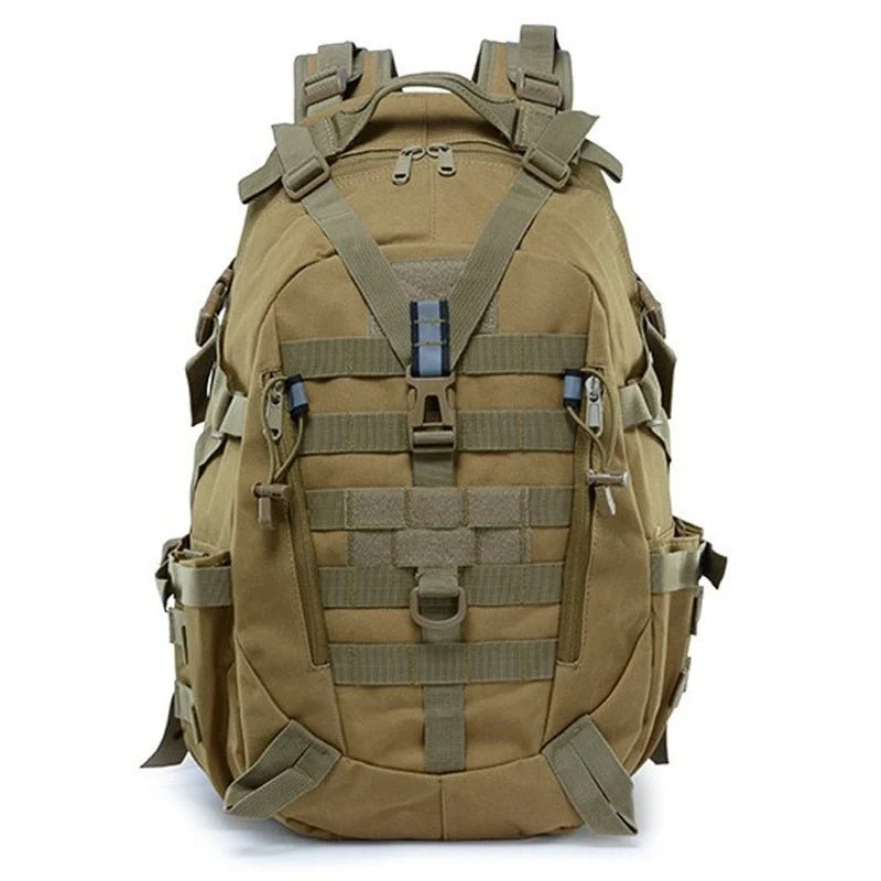 Sac à dos militaire tactique avec bandes réfléchissantes 40L "Scione - Backapcak outdoor"