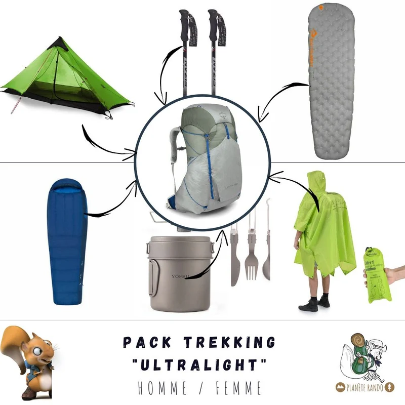 Location pack trekking "Ultralight"