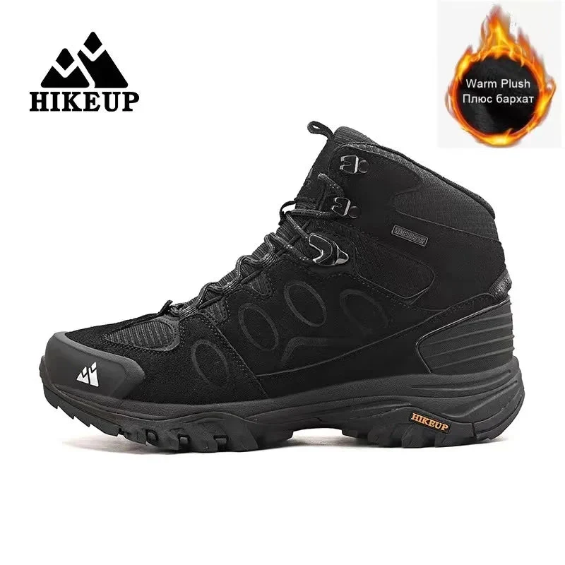 Chaussures d'hiver mi-top avec doublure polaire avec Splash-proof protection pour homme "HIKEUP - HK-18B"