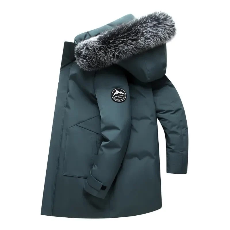 Parka d'hiver imperméable en duvet de canard pour homme "WORDKIND - 2099"
