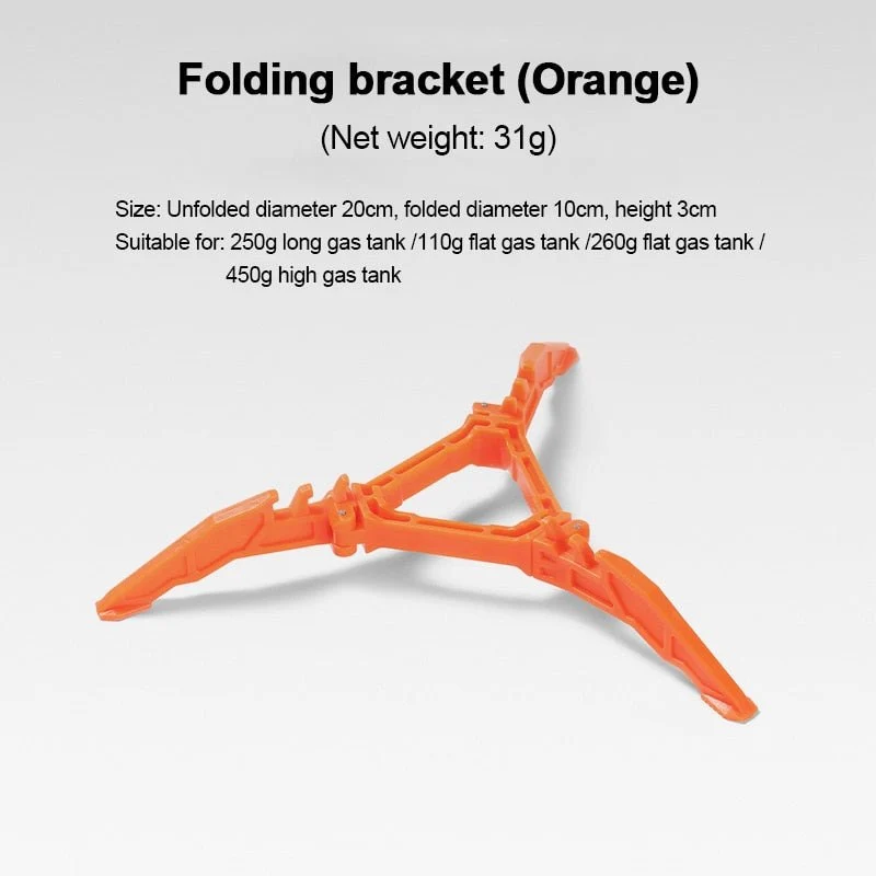 Support de trépieds de cartouche de gaz pliable & ultralight 31g "Wild Stone - Folding bracket"