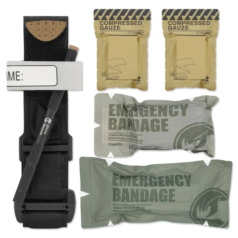 Kit médical de traumatologie de sauvetage / fournitures de recharge IFAK "Rhino rescue - Trauma kit series"