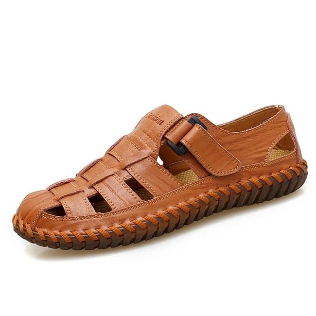 Sandales d'été en croute de cuir pour homme "MIXI 1994 - 99006"
