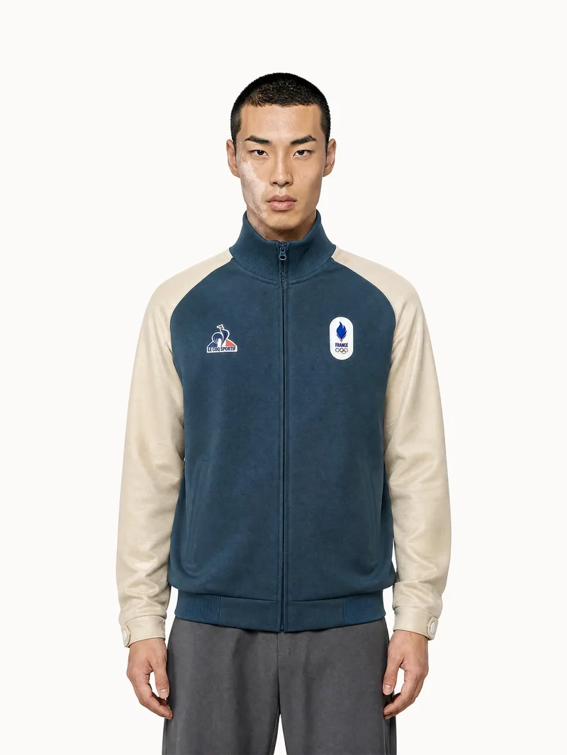 Veste zippée col montant Équipe de France Olympique 2026
