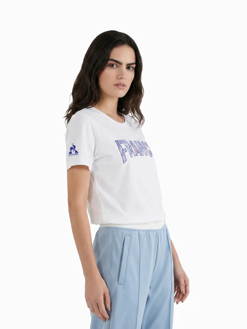 T-shirt Équipe de France Olympique 2026 en jersey de coton