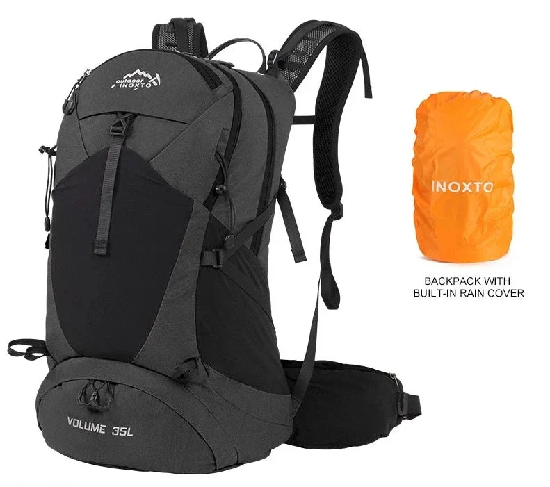Sac à dos de randonnée / trekking unisexe avec housse de pluie 35L "Outdoor Inoxto - 8107"