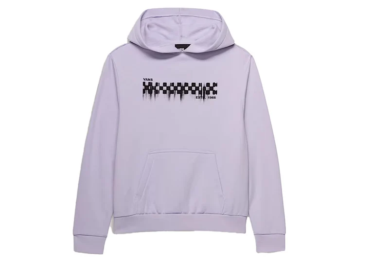 SWEAT À CAPUCHE À CARREAUX