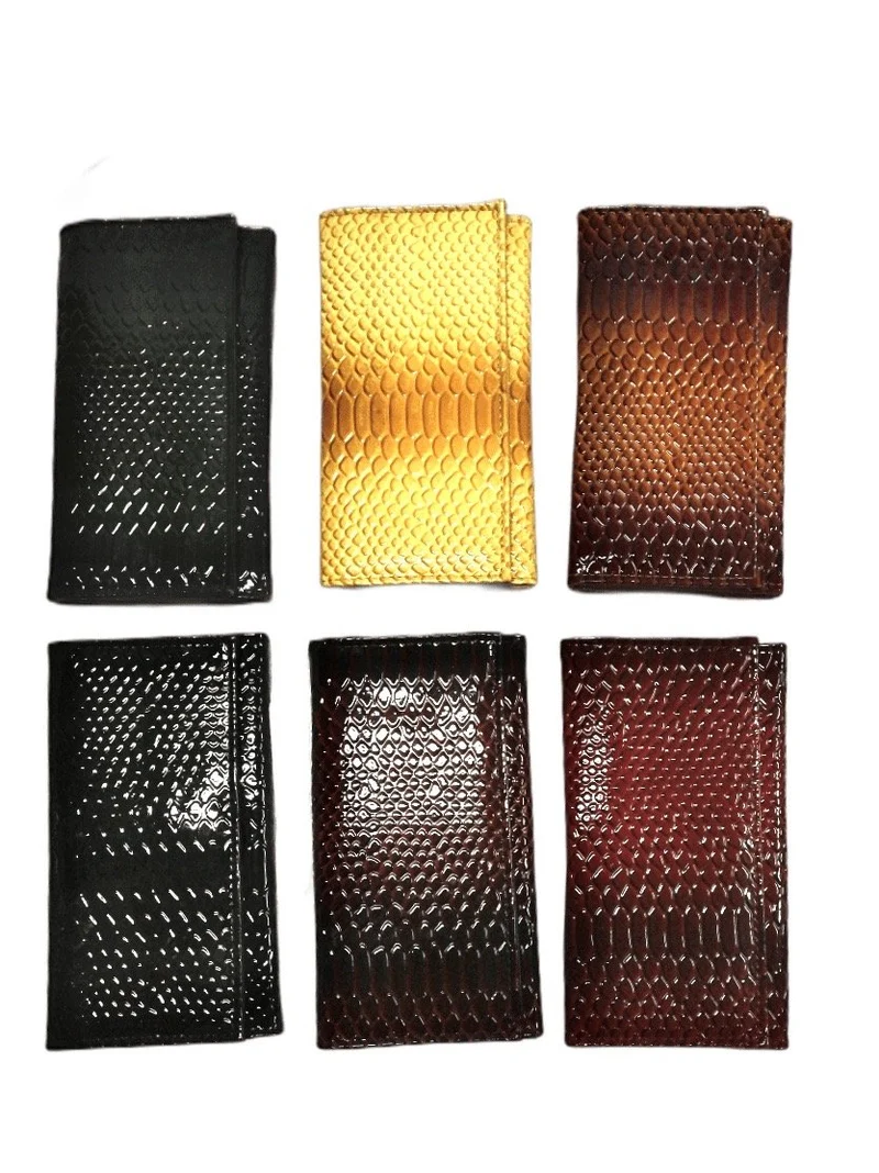 Portefeuilles compagnon effet croco (x12)
