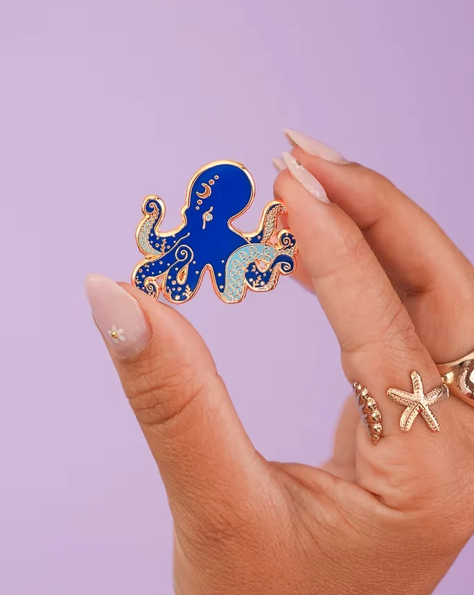 Pin's Pieuvre - Malicieuse