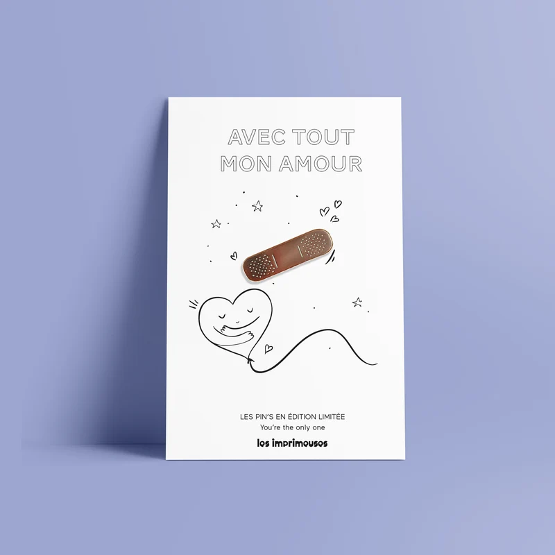 Pin's Pansement - Avec tout mon amour