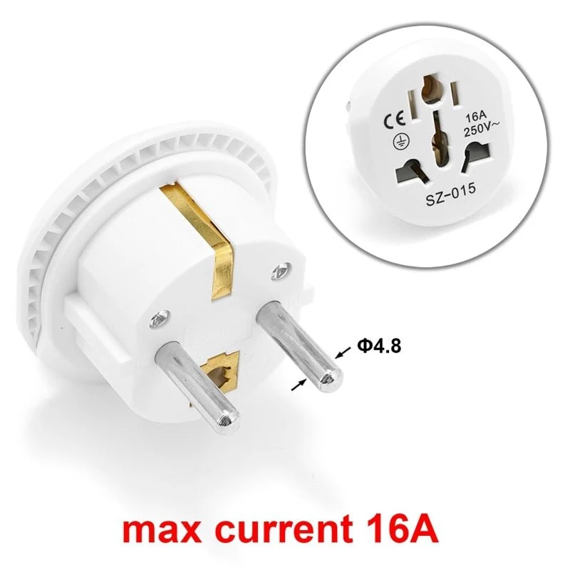 Adaptateur de prise UE / AU / UK / US / convertisseur de voyage "DelightFire - SZ015"