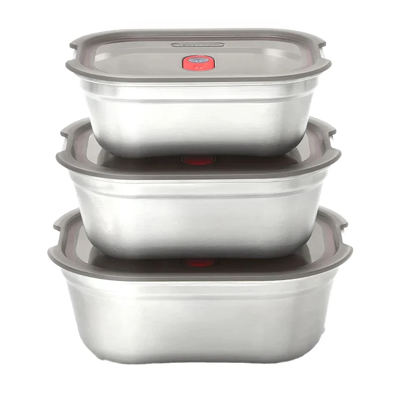 Ensemble de 3 contenants alimentaires Black+Blum X3
