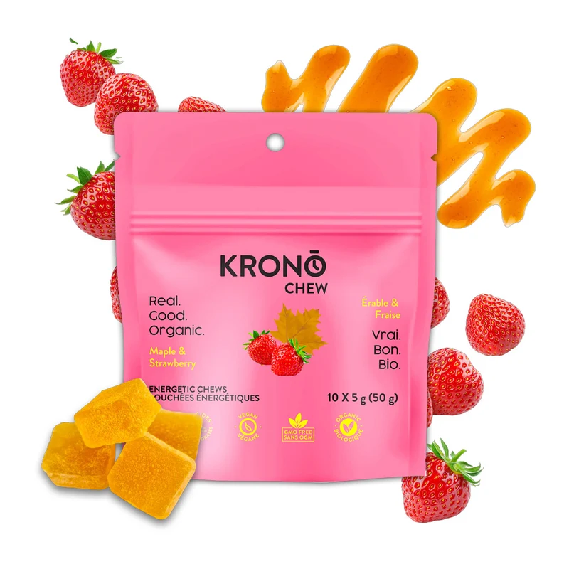 Bouchées énergétiques Krono Érable et Fraise