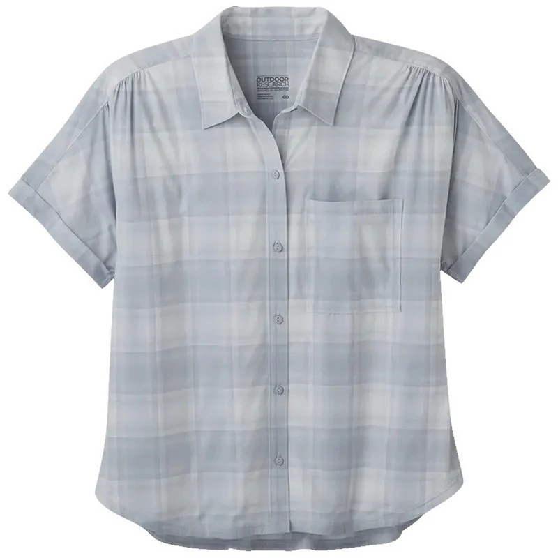 Chemise à manches courtes Outdoor Research Astroman Sun - Gris (femmes)