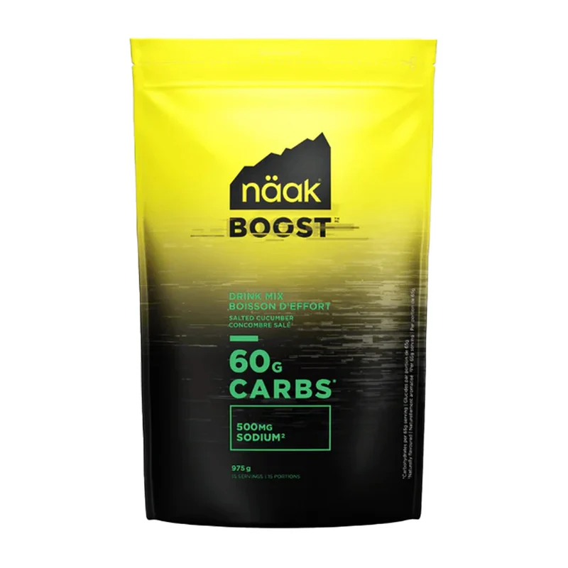 Mélange pour boisson sportive Näak Boost 60 Concombre Salé - 975g