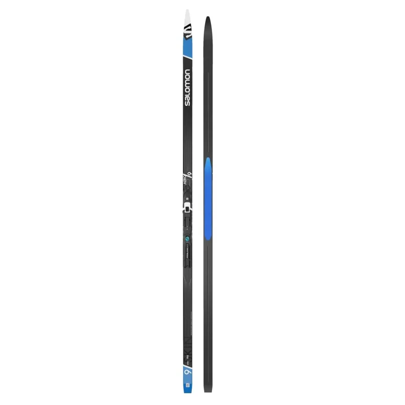 Skis de fond de classique Salomon Aero 9 eSkin Medium + PLK Shift Pro