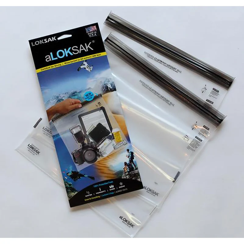 Sacs étanches Aloksak de Loksak 30,5 x 31,8 cm (contient 2 sacs)