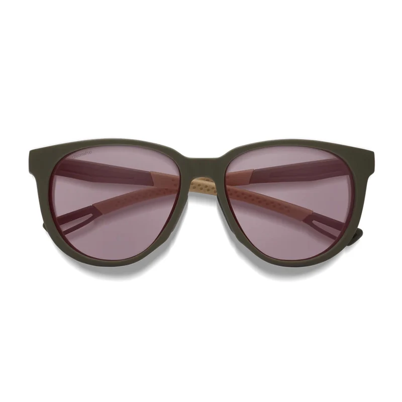 Lunettes de soleil Smith Seeker - Matte Forest ChromaPop Low Light Rose