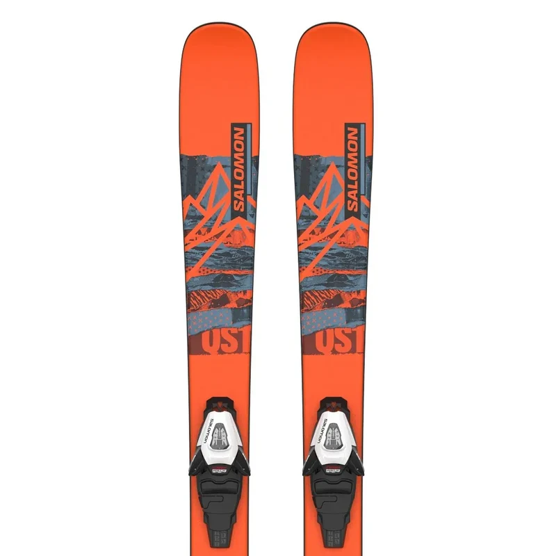 Skis alpins Salomon QST Spark S avec fixations C5 GW (juniors)