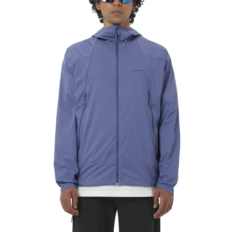 Manteau coupe-vent Salomon Outwind FZ (hommes)