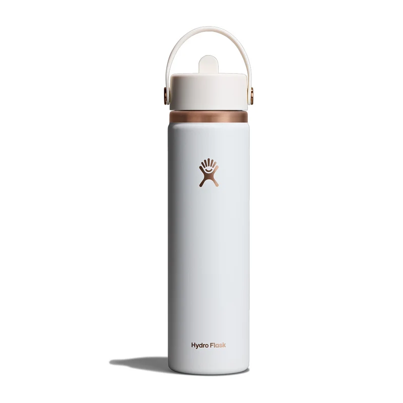 Bouteille isolée à goulot large Hydro Flask Flex Straw Cap - 710 ml