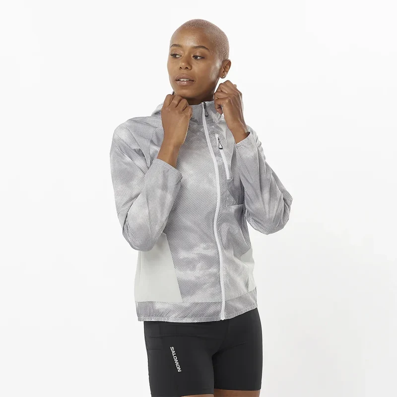 Manteau coupe-vent Salomon W's Bonatti Cross Wind AOP (femmes)