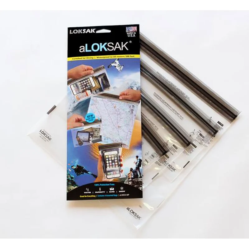 Sacs étanches assortis Aloksak de Loksak (contient 4 sacs)