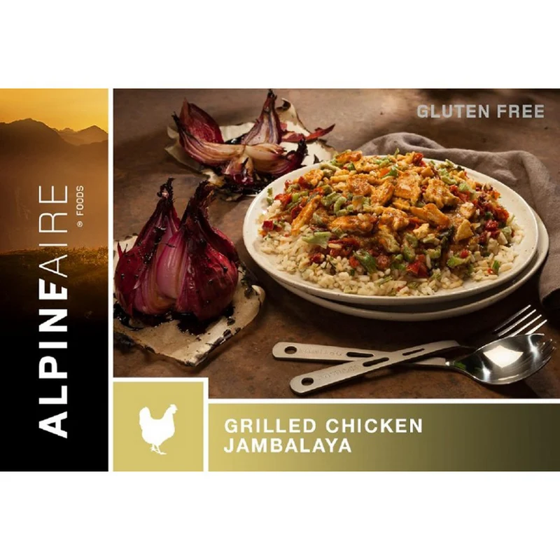 Jambalaya au poulet grillé - Mets lyophilisés AlpineAire