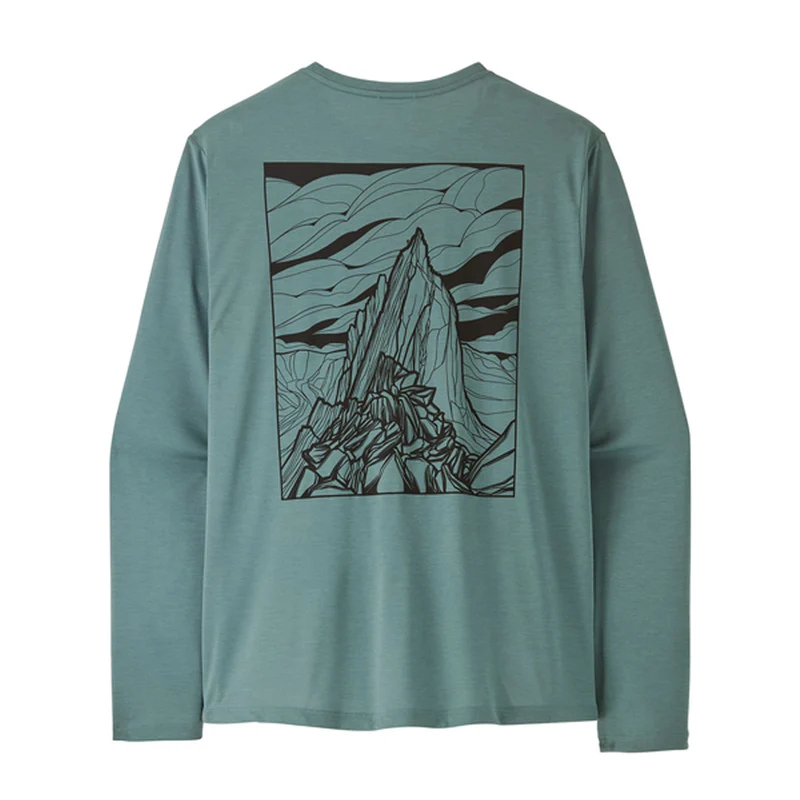 Chandail à manches longues Patagonia Capilene Cool Daily Cloud Crag (hommes)