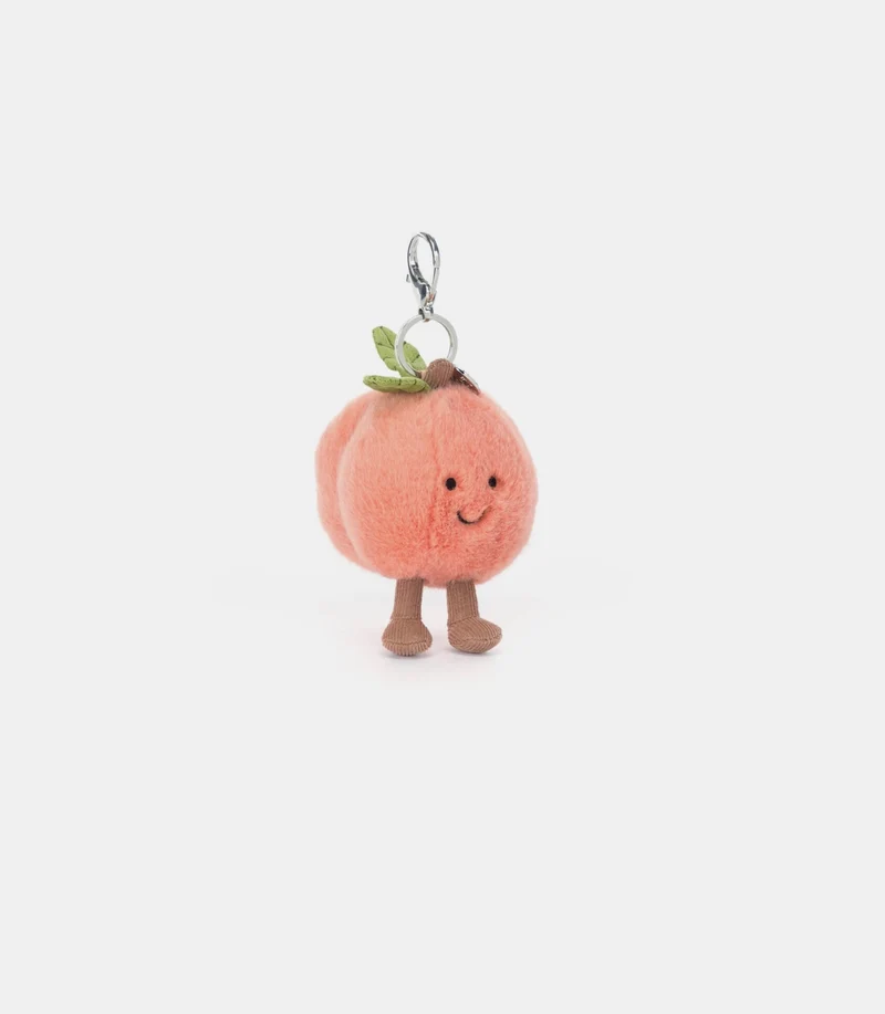 Amuseables peach bag charm