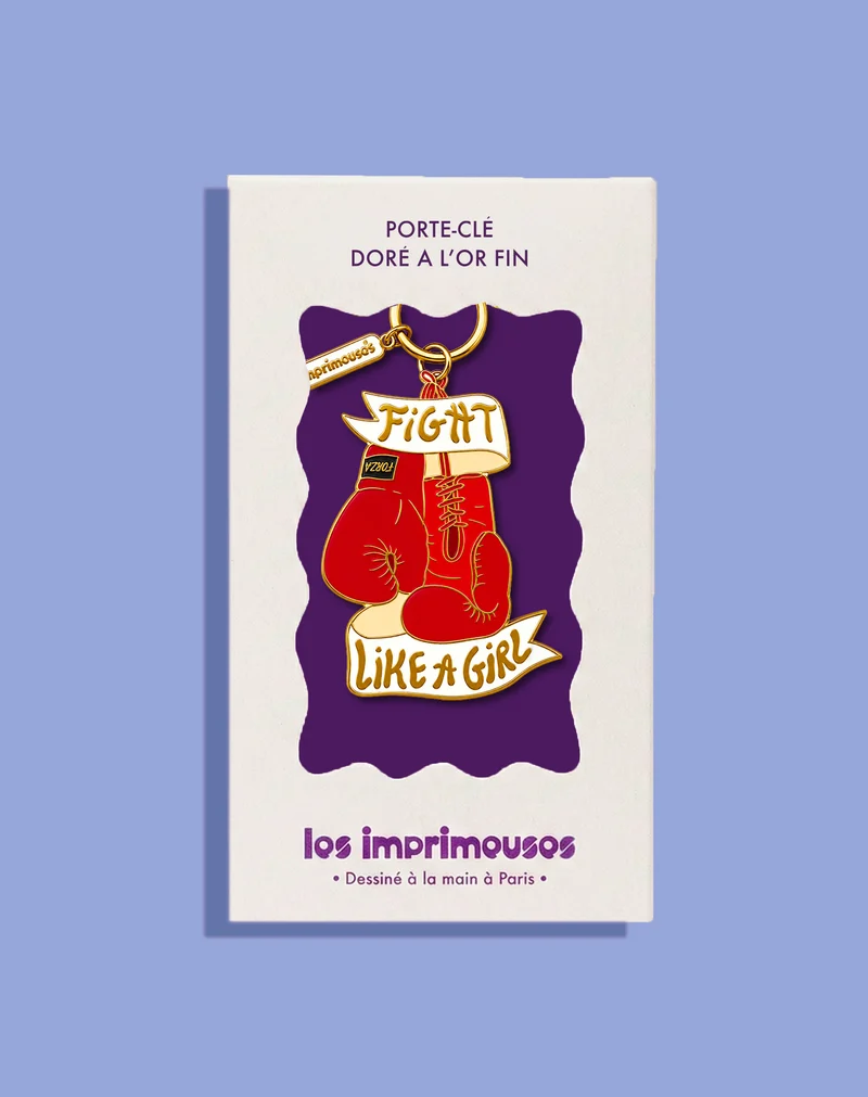 Porte-clé Boxe - Fight Like a Girl