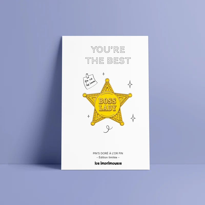 Pin's Boss Lady - You're the Best