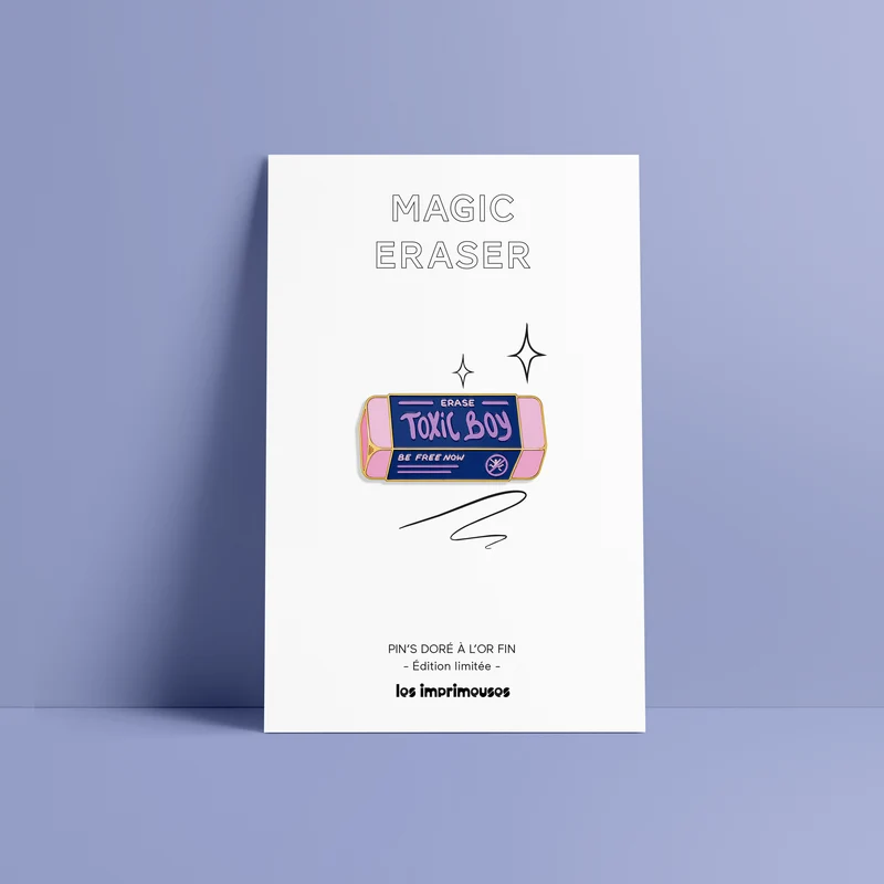 Pin's Toxic Boy - Magic eraser