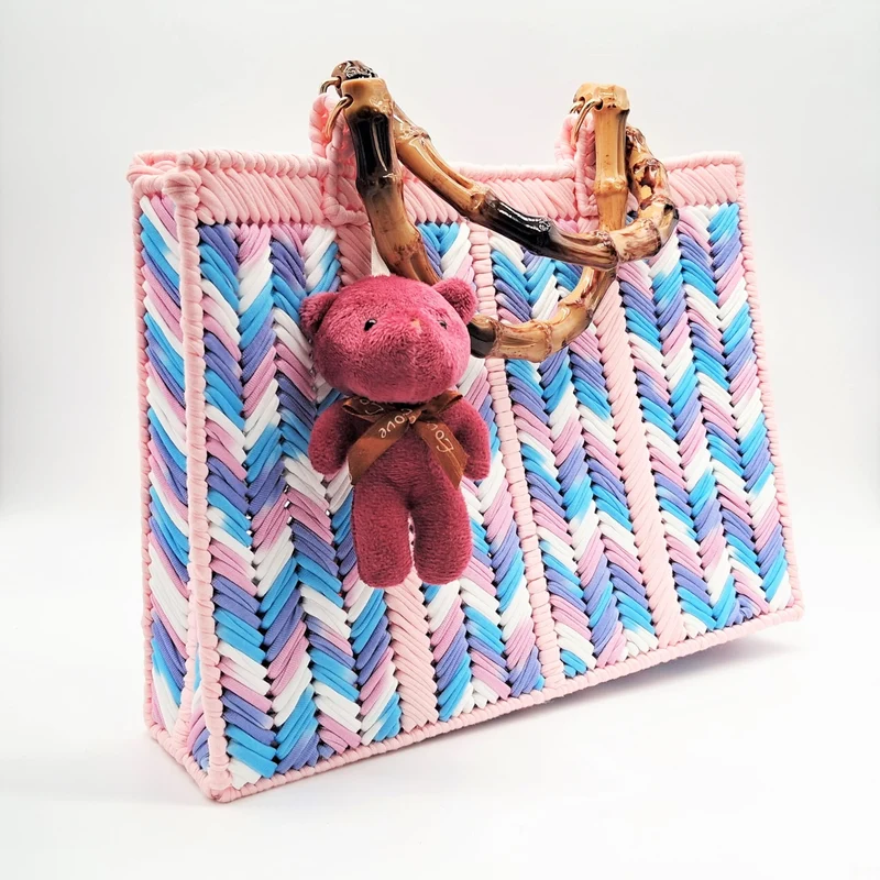 Sac à main "Pink summer"