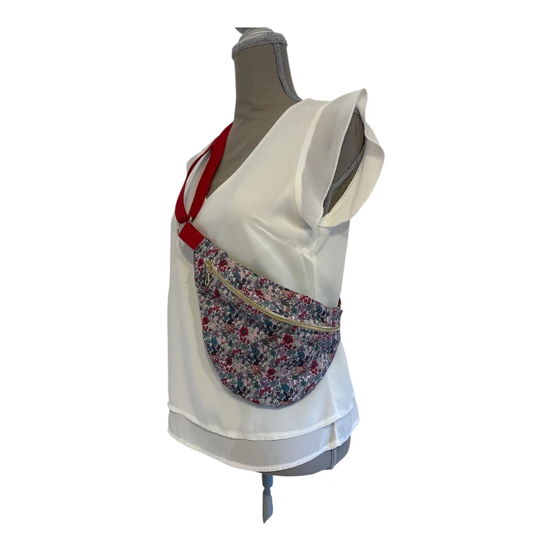 Sac Banane Femme " Fleur des Champs " - moyen modèle