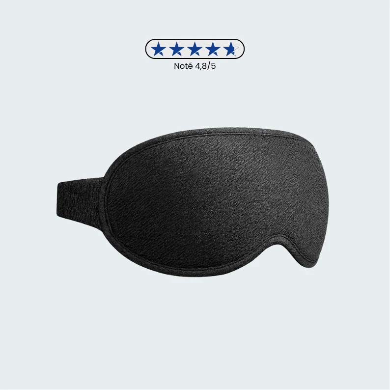 Masque de Sommeil Respirant | Tissu Doux et Lavable