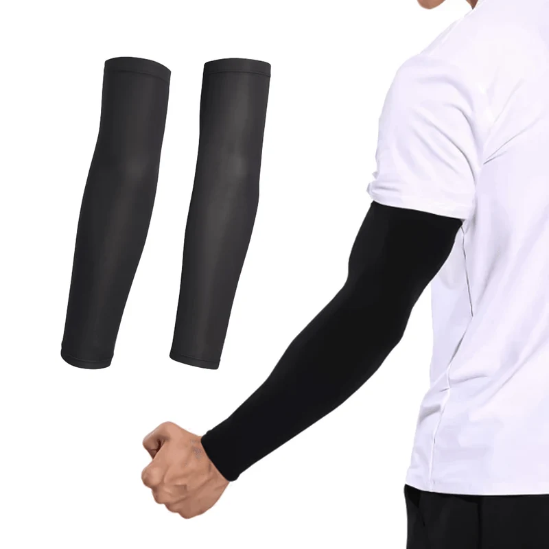 Manchons de Protection Uv Sport | Antidérapants Soie Glacée