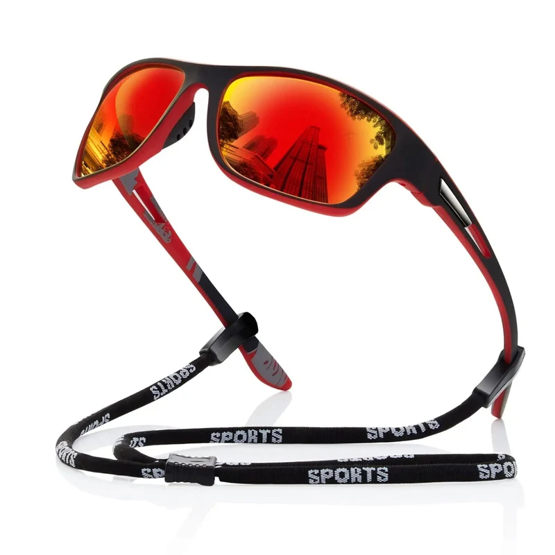 Lunettes de Soleil Polarisées Sport | Verres Anti-Éblouissement Uv400