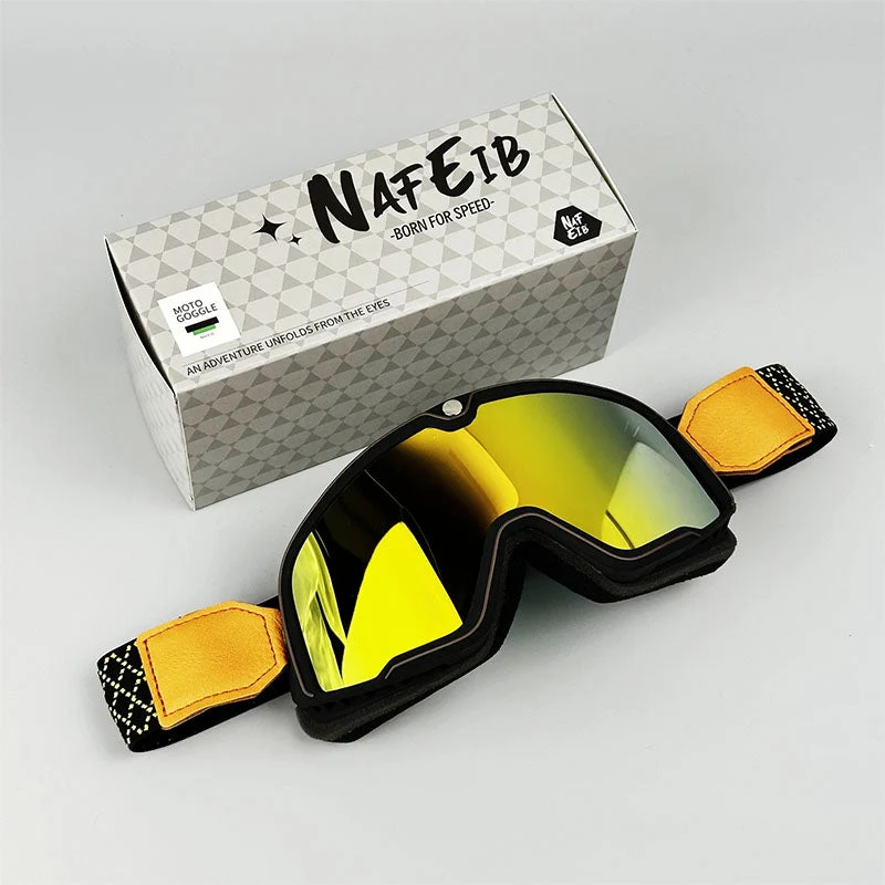 Lunettes de Moto Rétro | Protection Uv Vintage