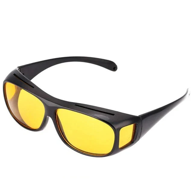Lunettes de Conduite Nocturne | Verres Jaunes Anti-Éblouissement