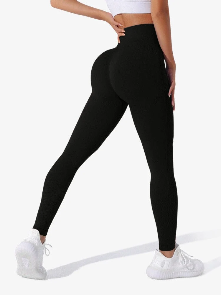 Leggings Sport Taille Haute Sculptants | Tissu Respirant Anti-Transparence