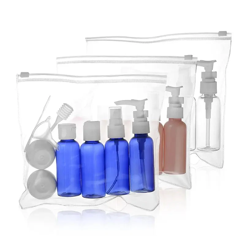 Kit de Voyage Hygiène Avion | Trousse Transparente Incluse
