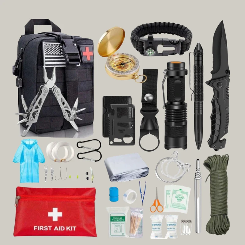 Kit de Survie Edc | Équipement Complet d'urgence