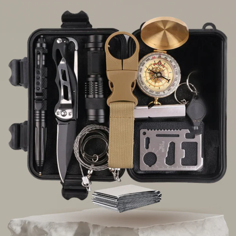 Kit de Survie Edc Militaire | Équipement Complet et Imperméable