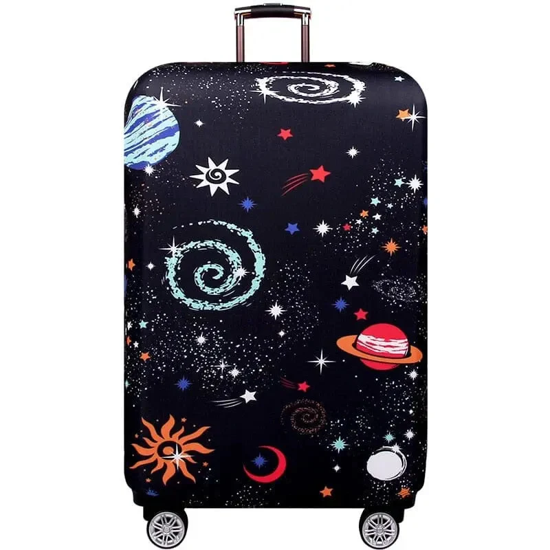Housse Valise Planètes | Tissu Épais Anti-Vol