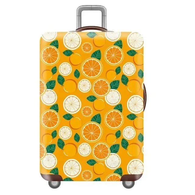 Housse Valise Personnalisée Oranges | Tissu Résistant Lavable