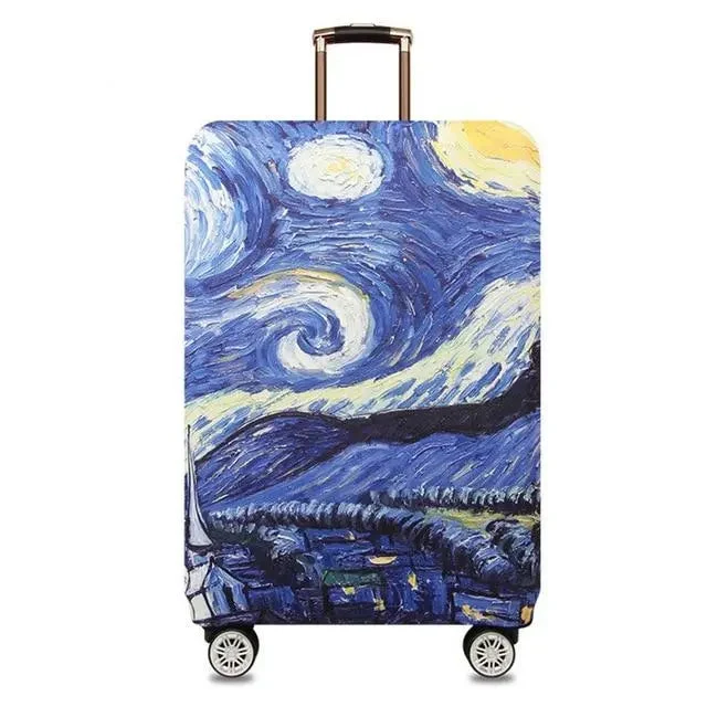 Housse Valise Nuit Étoilée | Protection Artistique Polyester