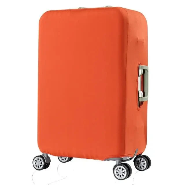 Housse Valise Élastique Orange | Tissu Polyester Résistant