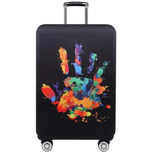 Housse Valise Colorée | Protection Artistique Antivol