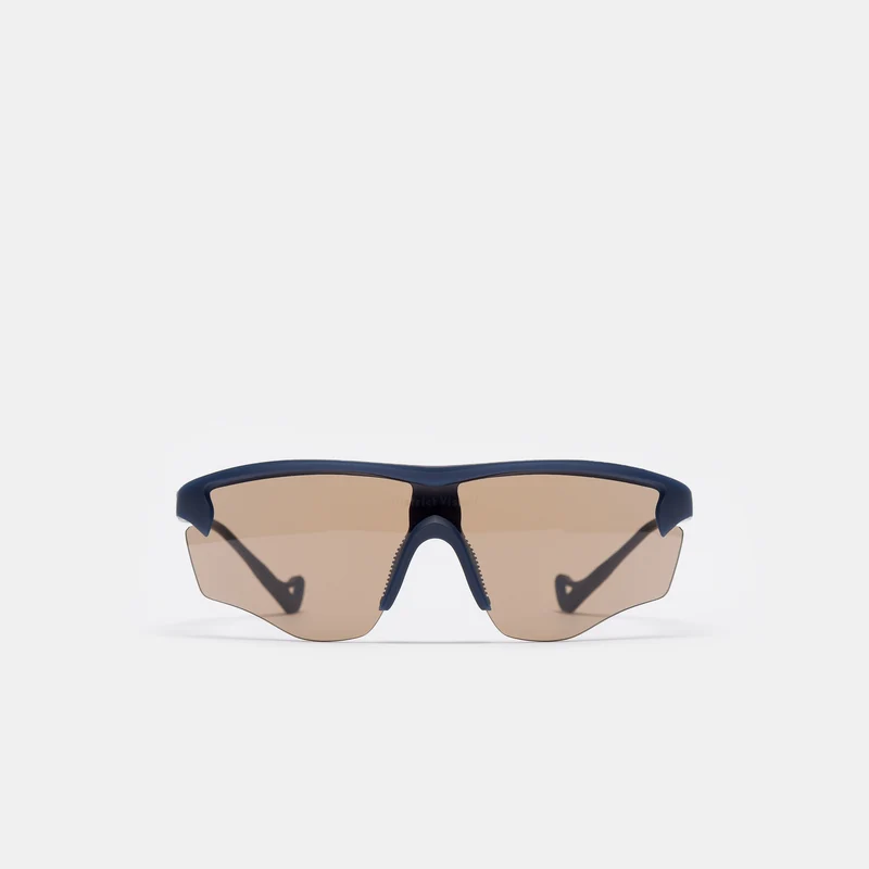 Junya Racer Sunglasses in Obsidian/D+ Copper